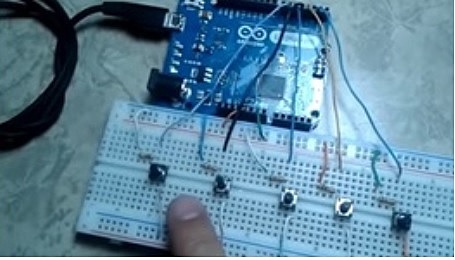 Control de Cursor por Botones