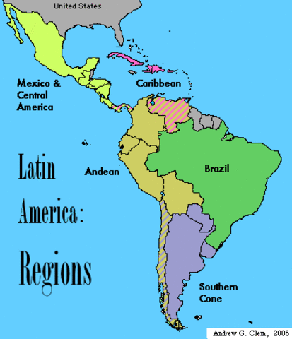 Indepence in most of Latin America