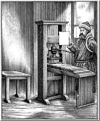 Imprenta - Johannes Gutenberg