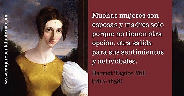 Harriet Taylor Mill (10/10/1807 - 3/11/1858)