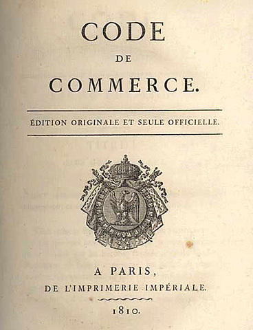 Código de Comercio Napoleónico