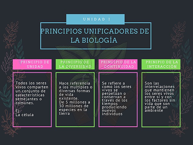 Se establecen los "Principios Unificadores de la Biología"