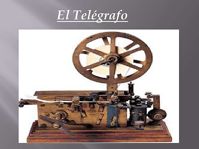 PATENTES TELÉGRAFO ELÉCTRICO  1