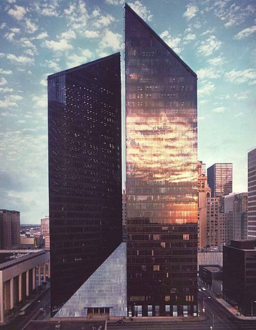 Pennzoil Place - Philip Johnson -  Houston, Texas, EE.UU.