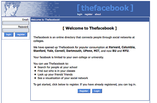 Se lanza thefacebook.com