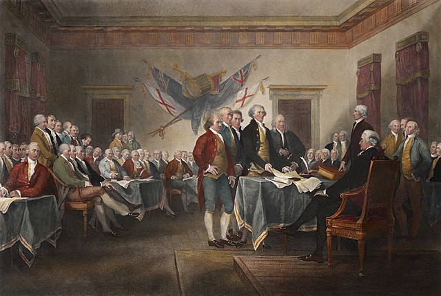 Signing of the American Declaration of Independence