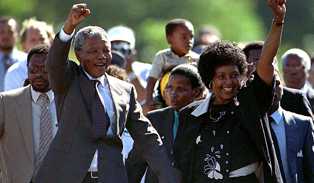 Nelson Mandela visits Netherlands
