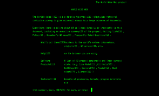 "The World Wide Web project"