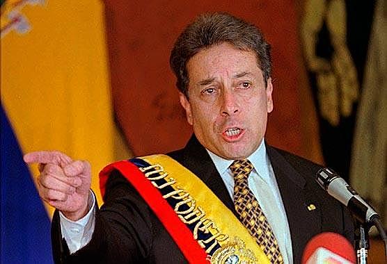 Fabián Alarcón, Presidente Interino