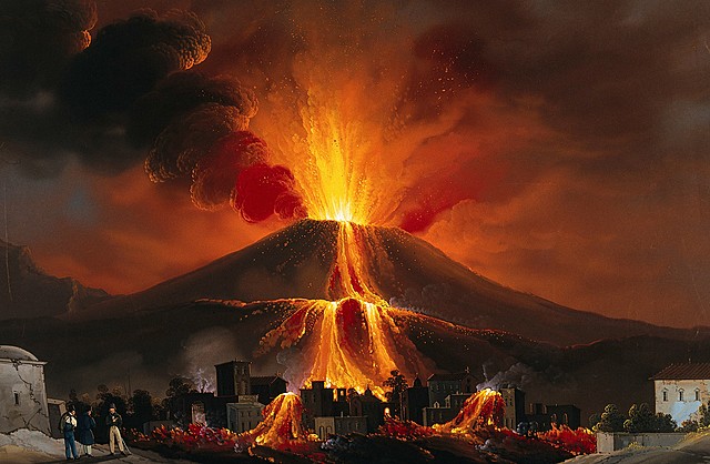 Mount Vesuvius Erupts