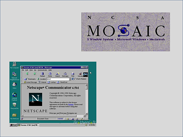 MOSAIC ----> Netscape