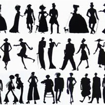 Timeline: La evolución de la silueta desde el siglo XVIII a finales del siglo XIX.