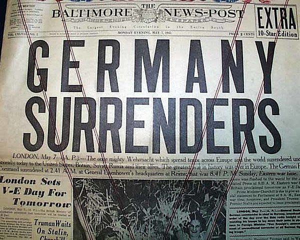 Germany surrenders