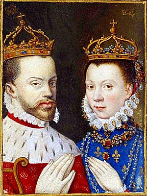 Felipe II contrae matrimonio con Isabel de Valois