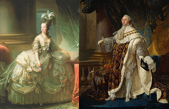 Luis XVI y María Antonieta
