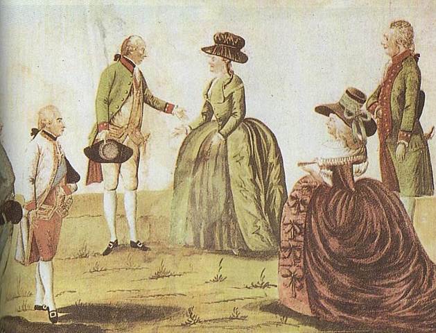 Nacen las laminas de moda, inglesas.