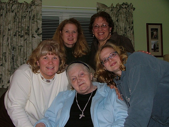 Jeannine with daughters