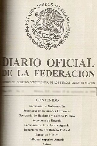 Diario Oficial de la Federación