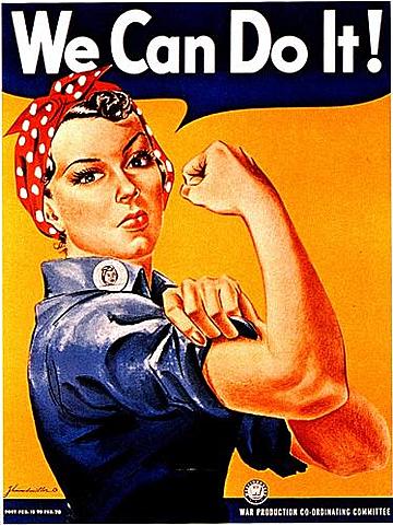WWII led to Women in the Workforce