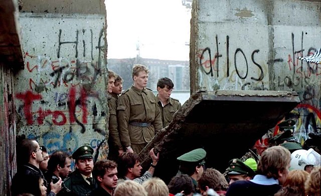 Caída del Muro de Berlín.