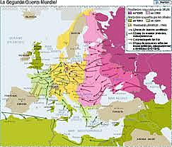 Alemania toma diferentes territorios de Europa
