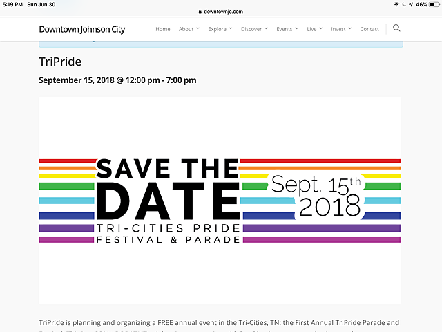 2018 First Tri-Pride & Largest Attended Festival