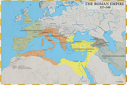 Split of the Roman Empire