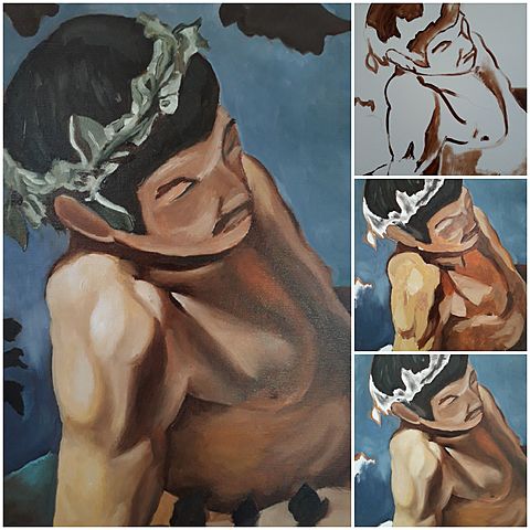 Los Borrachos de Velazquez (parte izquierda)