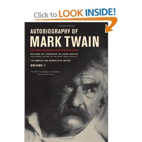 Twain's autobiography published