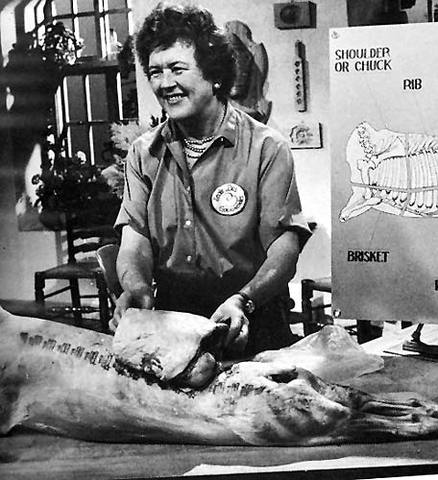 Child started a weekly cooking program " The French Chef"