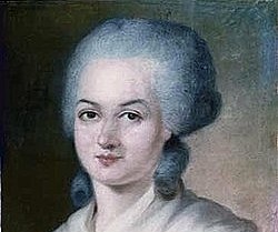 Olympe de Gouges, pseudónimo de Marie Gouze
