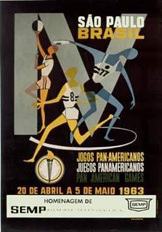Brasil acoge por primera vez Panamericanos en 1963