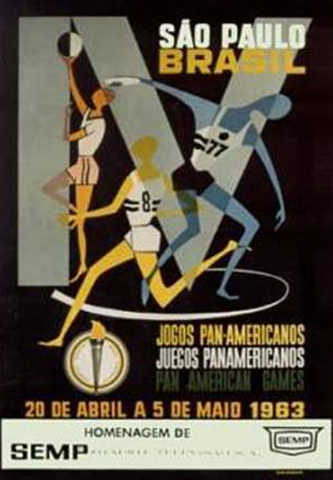 Brasil acoge por primera vez Panamericanos en 1963