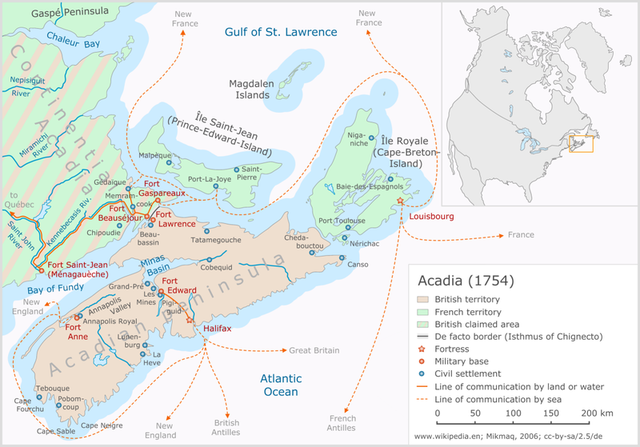 English attack Louisbourg