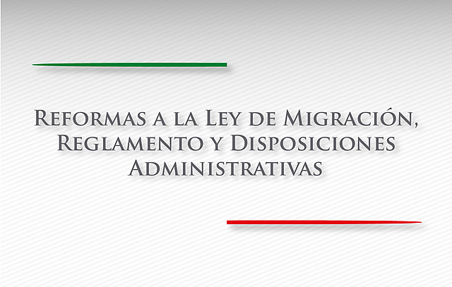 Ley de Migración.