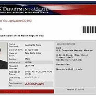 Timeline: TEMPLATE DS-160