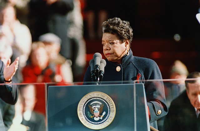 Read poem at President Bill Clintion Inauration