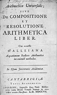 Arithmetica Universalis
