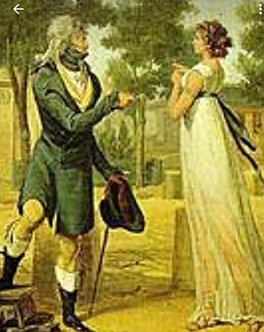 Punto de encuentro deLouis Leopold Boulli ,trajes de campo 1801