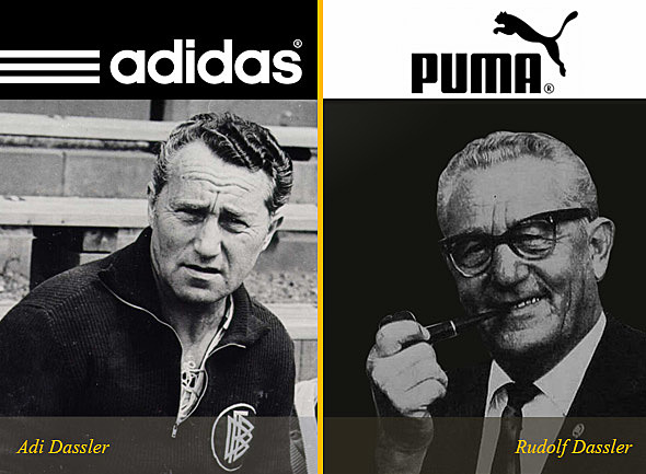 Creación de Adidas y Puma