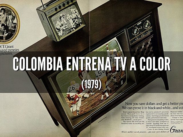 Colombia estrena TV a color