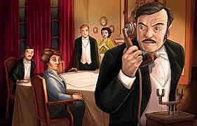 the police call the Birlings to investigate the death of Eva