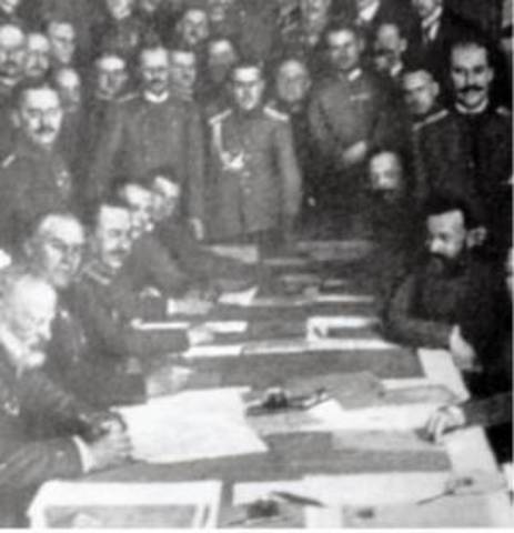 Treaty of Brest-Litovsk Signed