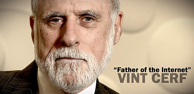 "Vint Cerf"  "Padre de Internet"