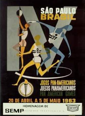 Brasil acoge por primera vez Panamericanos en 1963