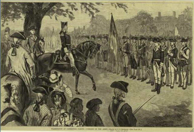 George Wahington named commander in chief