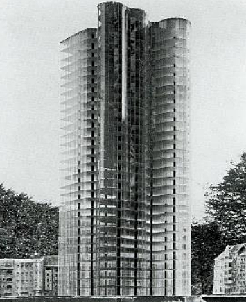 Rascacielos de vidrio