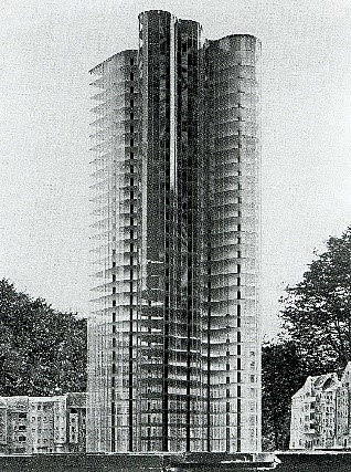 Rascacielos de vidrio-Ludwing Mies Van Der Rohe