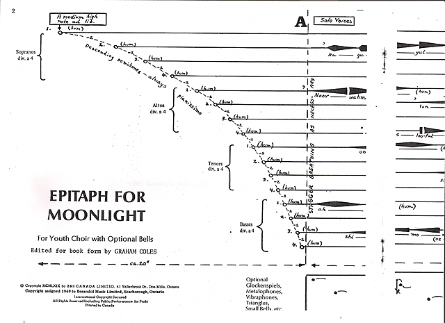 "Epitaph for Moonlight" R. Murray Schafer
