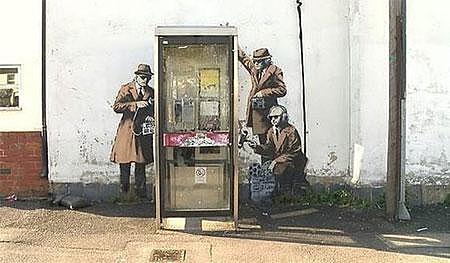 GCHQ Government Spies Telephone Box – Cheltenham